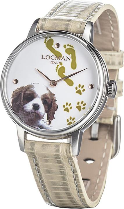 Produktbild Locman Italy Damenuhr 1960 Fantasy Dog Ref. F253A08S-00WHCA2PA (Analoguhr, 32 mm)