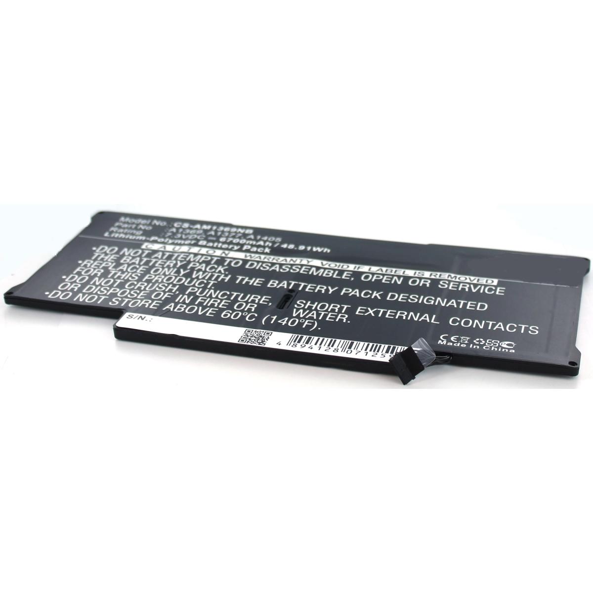 AGI 56380 - Akku - Apple (6700 mAh), Notebook Akku, Schwarz