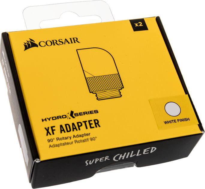 Actual product image Corsair Hydro X Series 90° XF Adapter 2-pack