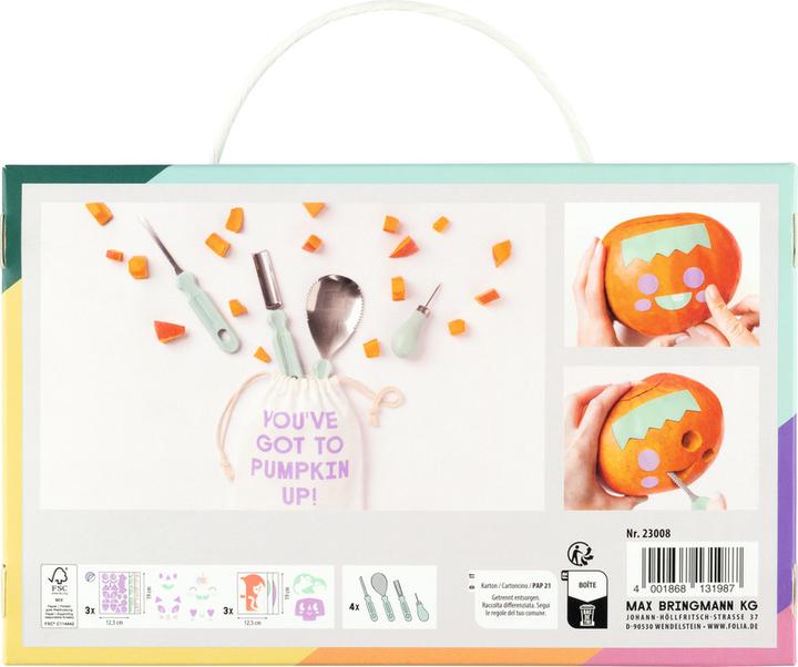 Actual product image Folia Pumpkin carving set