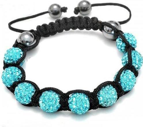White, Turquoise, Black