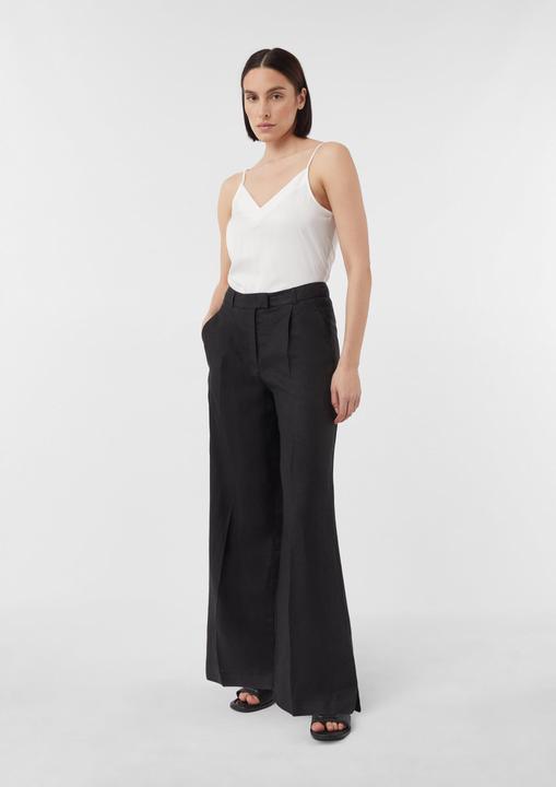 Produktbild Comma Hose Marlenehose aus Leinen mit Saum-Schlitzen (32)