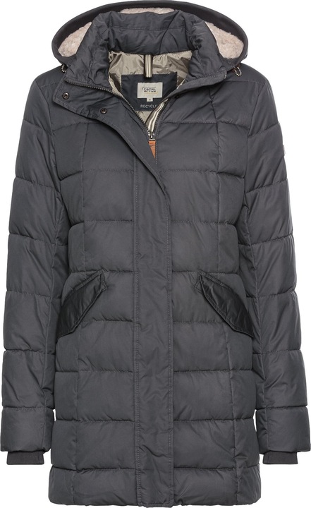 Camel Active Gesteppte Jacke mit abnehmbarer Kapuze
