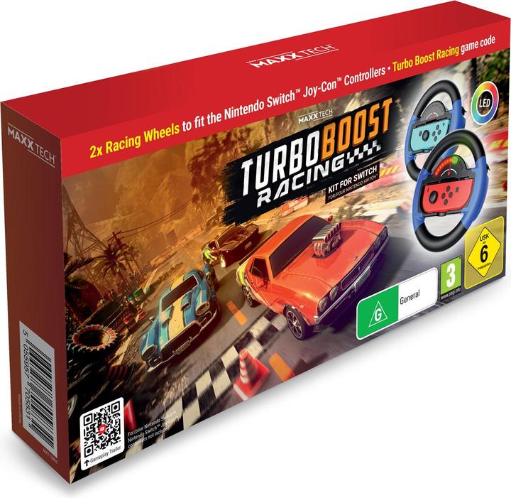 Actual product image Maxx Tech Turbo Boost Racing Kit (Switch, Switch OLED, Switch Lite)