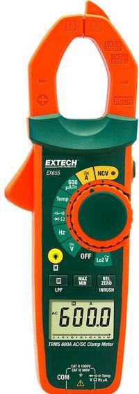 Actual product image Extech Instruments Current clamp, TRMS, 60MOhm, 1MHz, LCD, 600A (CAT III)
