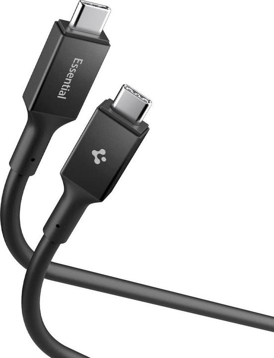 Produktbild Spigen Kabel EB24015CC Essential USB-C 240W 1.5m czarny (1.50 m, USB 4.0, 240 W)