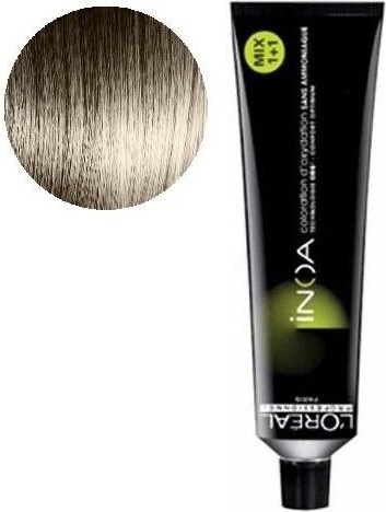 Produktbild L'Oréal Professionnel Inoa (7,18 Mittelblond Asch Mokka)