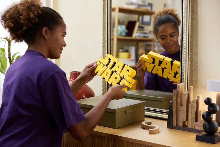Actual product image LEGO Star Wars™ logo made from bricks (75407, LEGO Star Wars)
