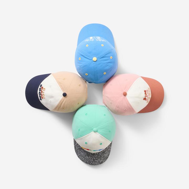 Produktbild Domyos Cap verstellbar Babys/Kleinkinder - blau/gelb