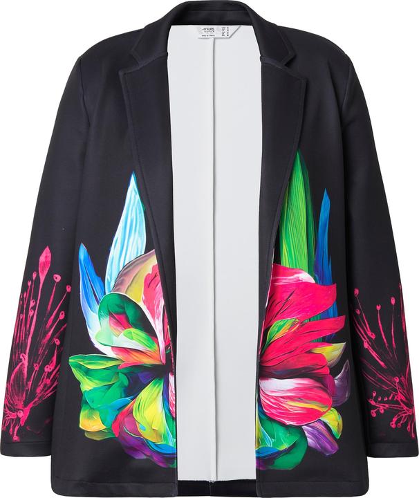 Image du produit Angel of Style Blazer, Langarm mit Blume, Color-Futter (52)