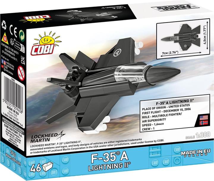 Produktbild Cobi 47 PCS ARMED FORCES /5940/ LOCKHEED MARTIN F35A