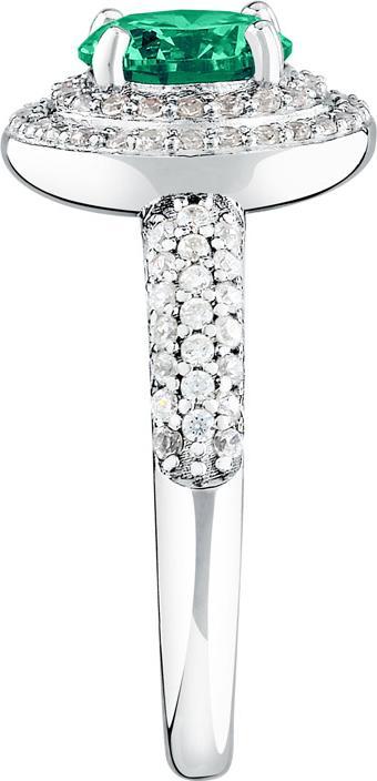 Immagine prodotto Morellato Dazzling Silver Ring With Green Zircon Tesori Saiw27801 (58, 925 Argento)
