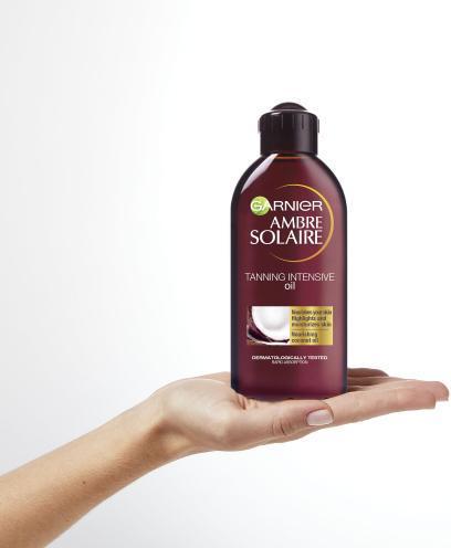 Actual product image Garnier Ambre Solaire Ideal Bronze Body Oil (Body oil, 200 ml)