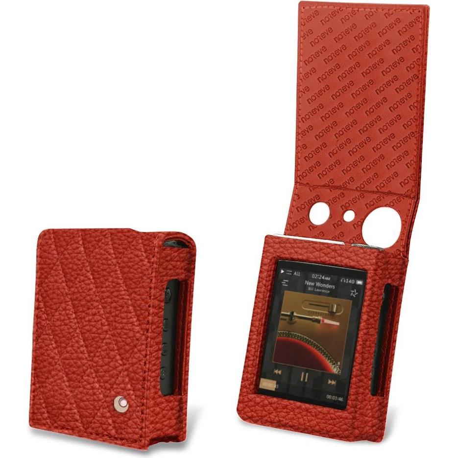 Noreve Lederschutzhülle vertikal, MP3 Tasche + Hülle, Orange