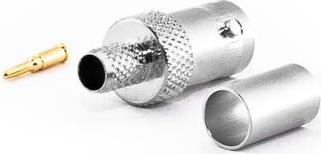 Actual product image Varia RP-BNC Female Connector for H155 Cable, Crimp Version