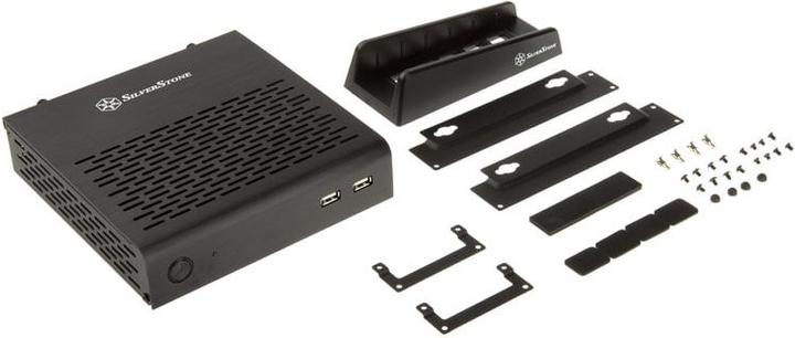 Actual product image Silverstone SST-PT13B Petit (Thin Mini ITX)