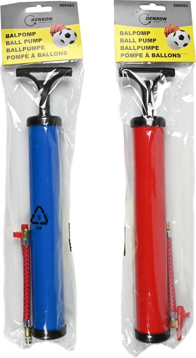 Produktbild Benson Ballpumpein Rot oder blau
