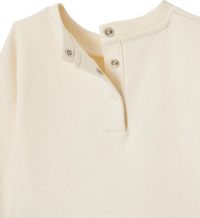 Actual product image Vertbaudet Baby Sweatshirt mit Druckknopfverschluss hinten Basic Oeko-Tex (92)