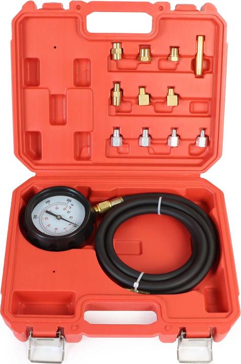 Produktbild Wiltec Öldruckprüfer 12teilig 0-35bar Öldruckmesser Öldrucktester Motoröl