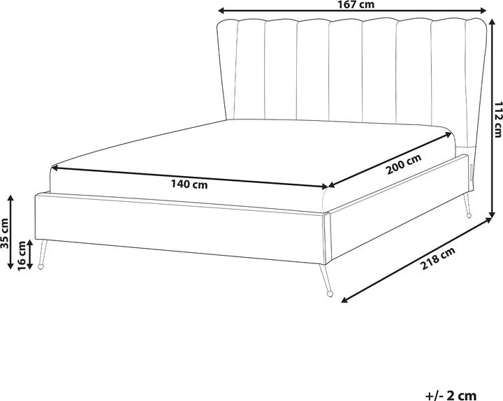 Actual product image Beliani Miribel (140 x 200 cm)