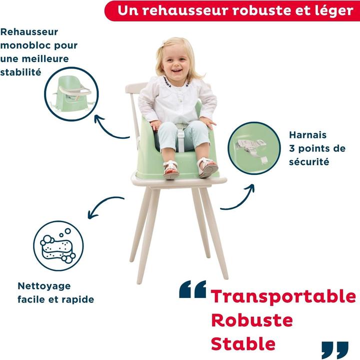Immagine prodotto Thermobaby Seggiolino Youpla con vassoio verde celeste