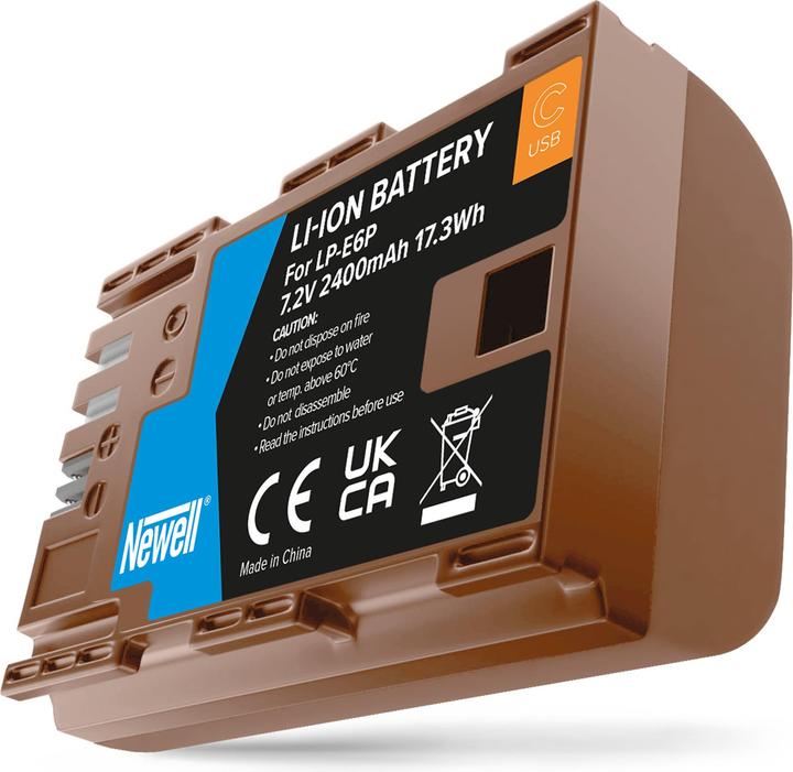Image du produit Newell Batterie de rechange LP-E6P USB-C pour Canon (Batterie de l'appareil photo)