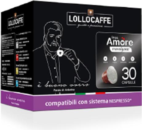 Lollo Caffè Coffee capsules Nero Nespresso* Compatible (30 capsules) (30 x Port.)
