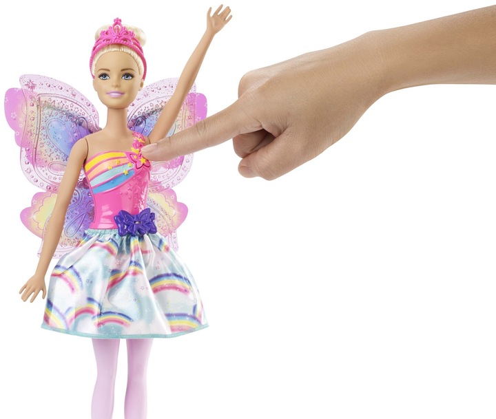 Immagine prodotto Barbie Bambola Fata dell'Ala Magica del Regno dell'Arcobaleno di Dreamtopia (bionda)