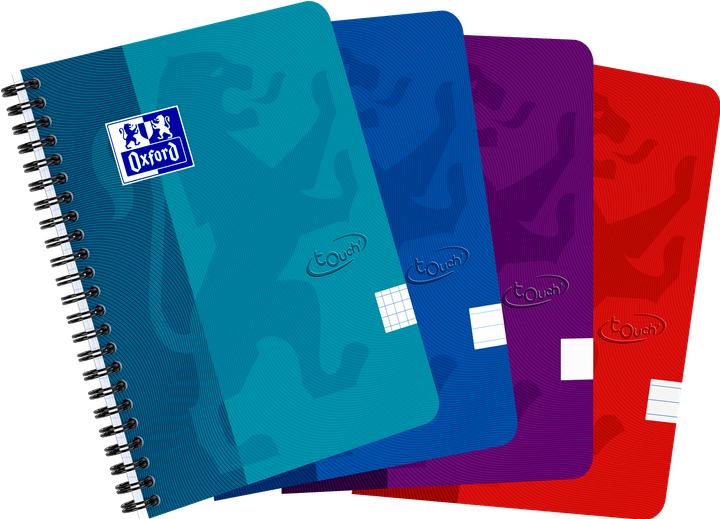 Immagine prodotto Oxford Taccuino a spirale Touch A5 foderato (A5, Righe, Copertina morbida)