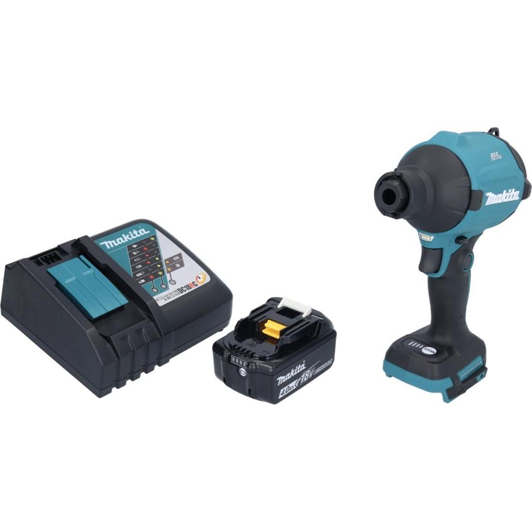 Thumbnail - Makita, Laubsauger + Laubbläser, DAS 180 RM1 Akku Gebläse 18 V Brushless + 1x Akku 4,0 Ah + Ladegerät (Akkubetrieb, La...