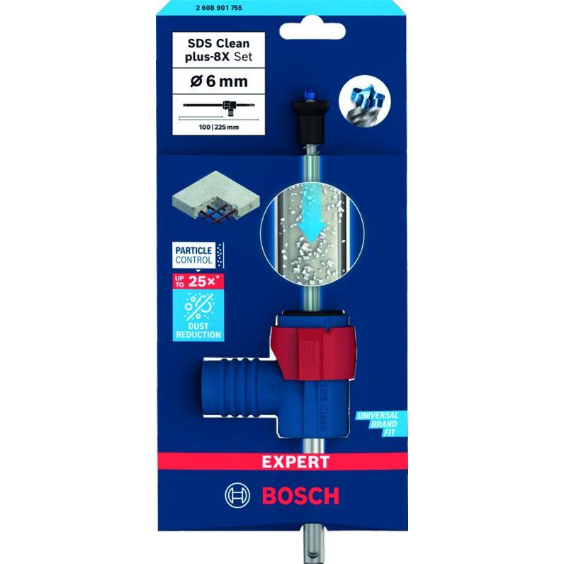 Thumbnail - Bosch Hausgeräte, Bohrereinsatz, SDS-Plus-Saugbohrer 2608901755 Clean 6x100 PP (6 Millimeter)