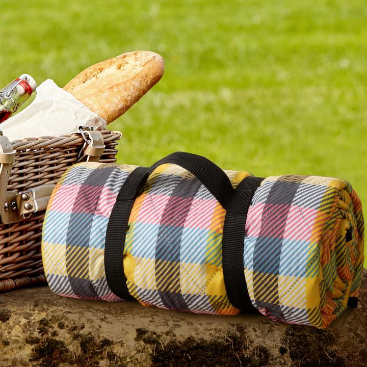 Produktbild Eurofirany Picknickdecke mit Gittermotiv, 130 x 145 cm