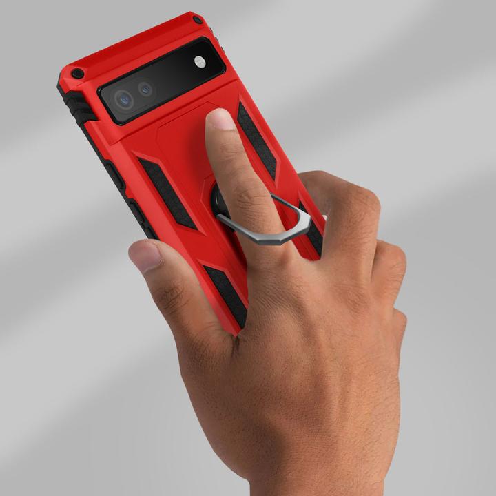 Actual product image Avizar shockproof cell phone case with ring Series (Google Pixel 6a)