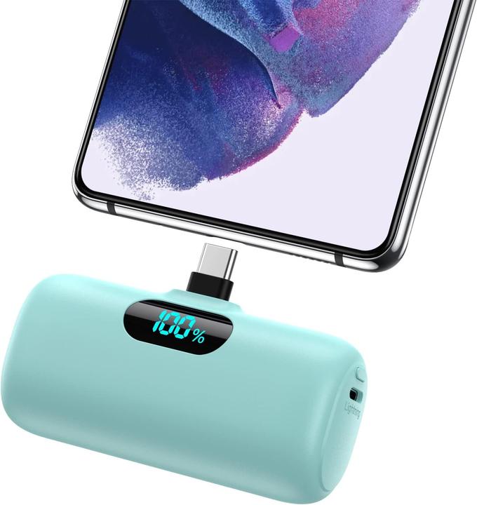 Actual product image Feob Mini Powerbank USB-C, PD 3.0 Schnelles Aufladen (5000 mAh, 15 W, 15 Wh)