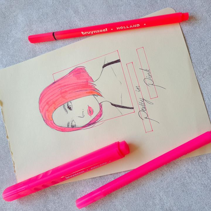 Produktbild Bruynzeel Filzstifte Neon 4 Farben (4x)