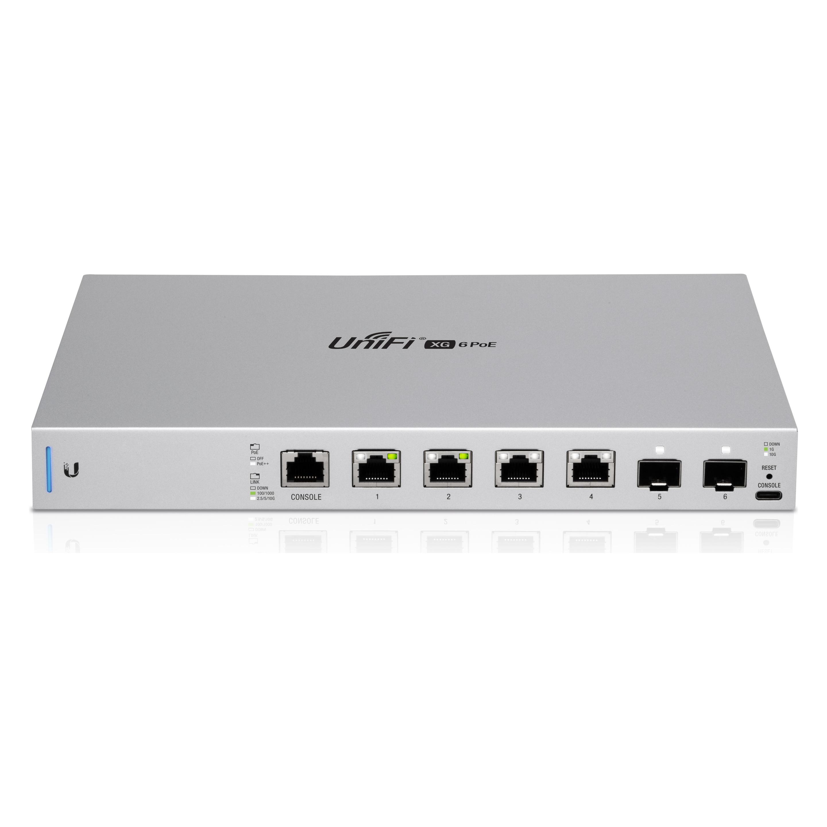 Ubiquiti UniFi US-XG-6POE (6 Ports), Netzwerk Switch, Grau