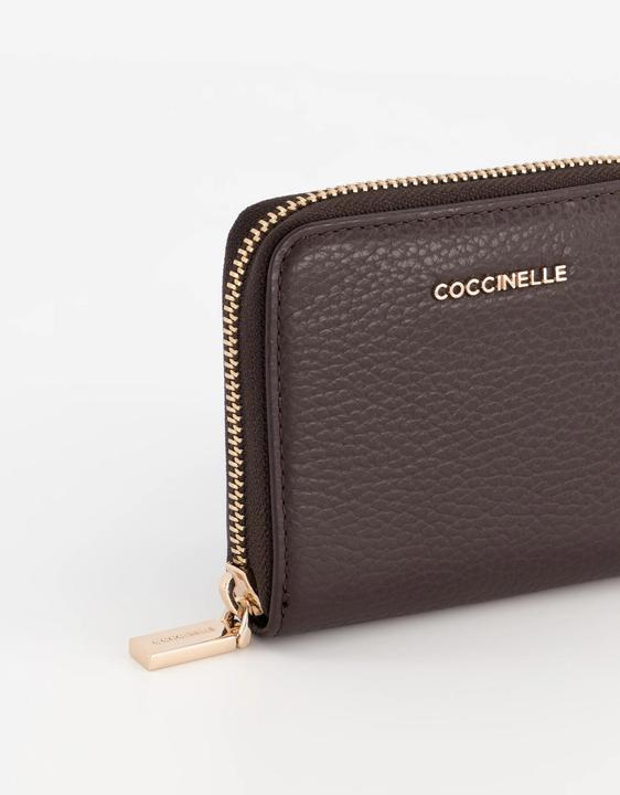 Actual product image Coccinelle Wallets "Metallic soft" bordeaux