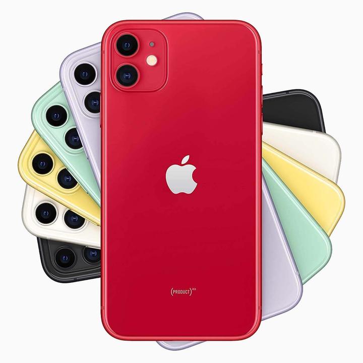 Actual product image Forza Refurbished iPhone 11 (64 GB, Red, 6.10", 12 Mpx, Dual SIM, C / Good)