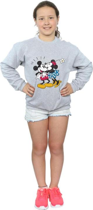 Actual product image Disney Girls Mickey Mouse Mickey And Minnie Kiss Sweatshirt (152, 158)
