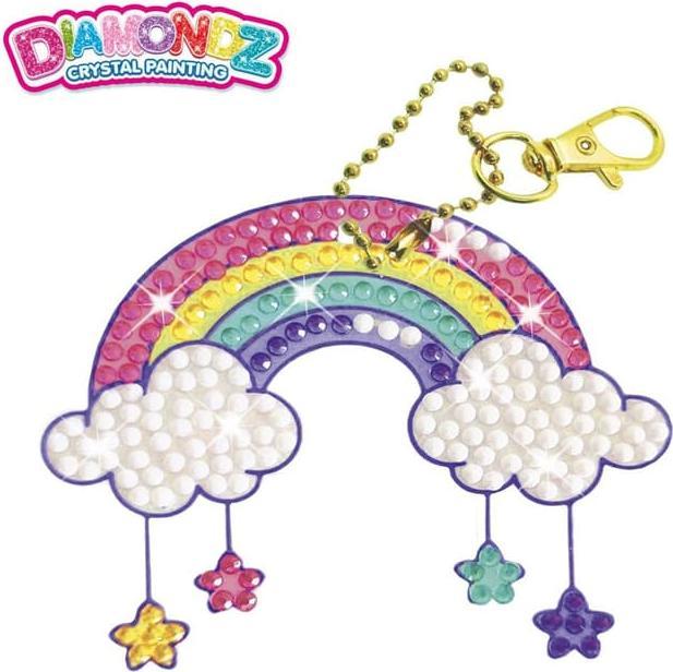 Actual product image Craze DIAMOND PAINTING Keychain Unicorn