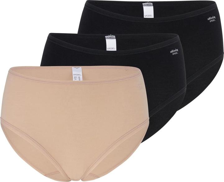 Immagine prodotto Speidel - Soft Feeling - Maxi Slip - 3er Pack (38 Schwarz / beige) (38, M, confezione da 3)