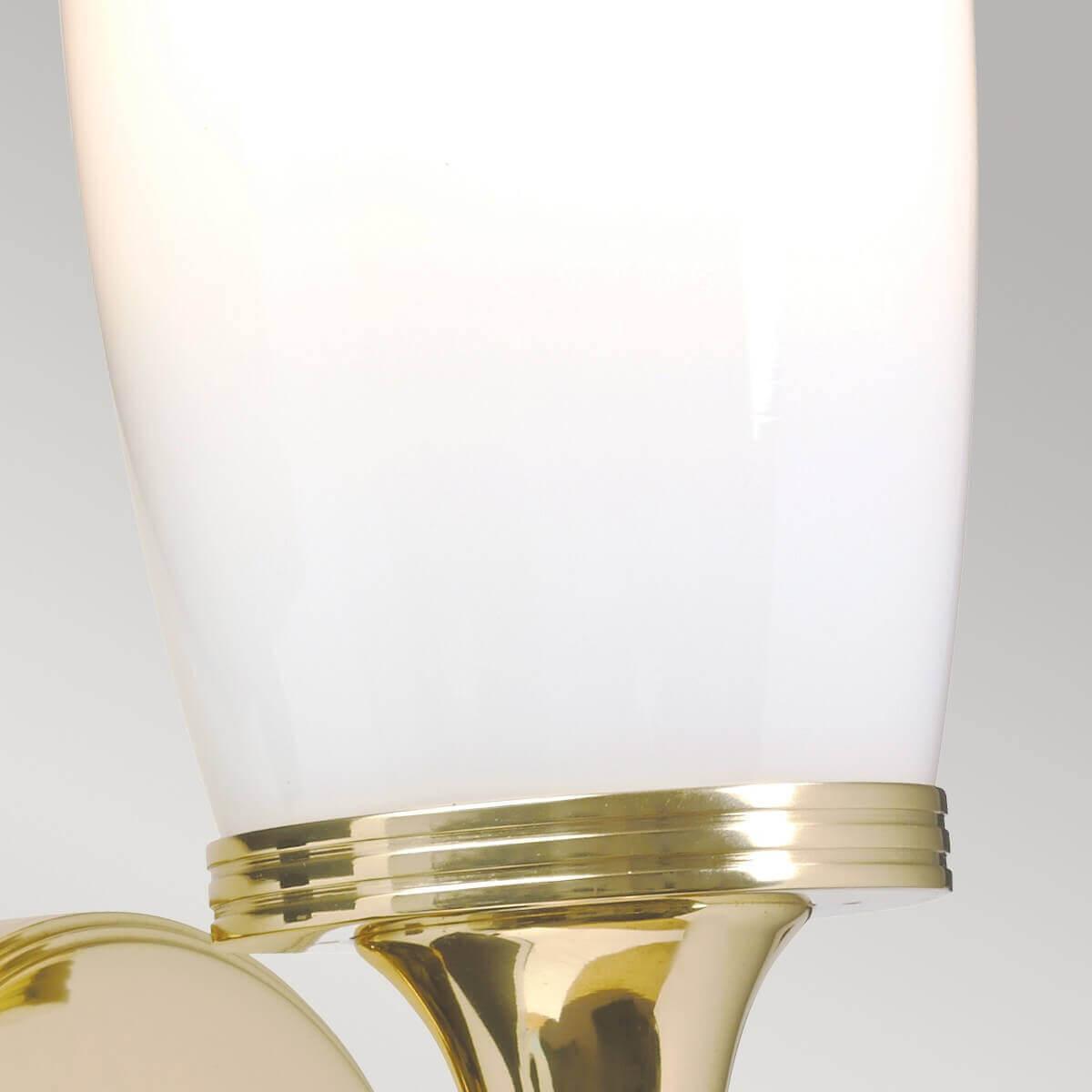 Thumbnail - Elstead Lighting, Wandleuchte + Deckenleuchte, Eliot LED Wandleuchte G9 Poliertes Messing IP44 (320 lm, G9)