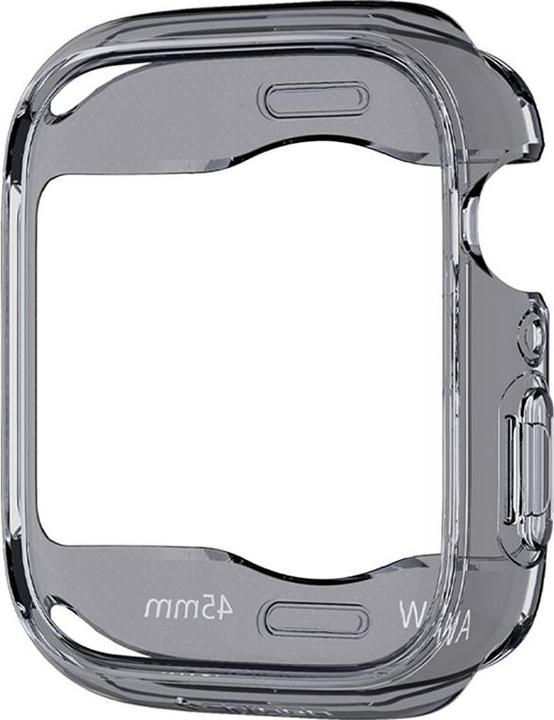 Actual product image Spigen Ultra Hybrid case for Apple Watch 7 / 8 / 9 (45 mm) - transparent gray
