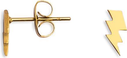 Actual product image Hey Harper Bolt Stud (14k gold-plated stainless steel and PVD coating)