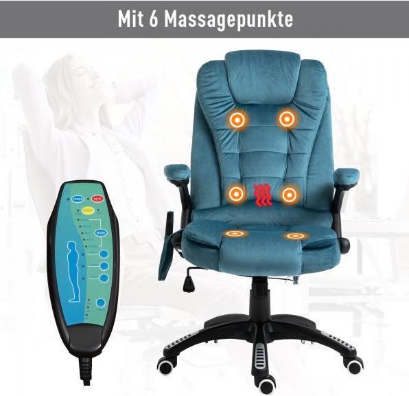 Actual product image Vinsetto Office chair with massage and heat function