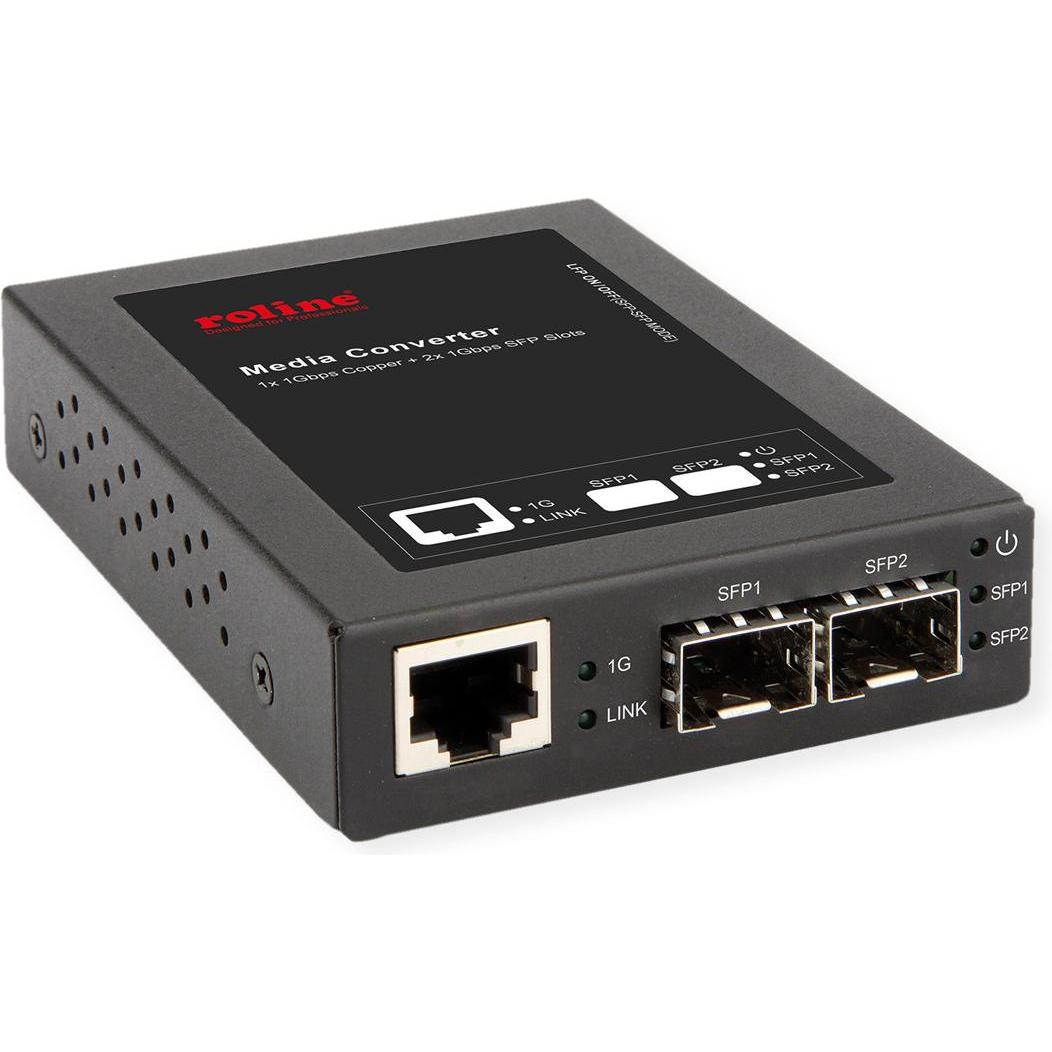 Roline Gigabit Konverter, RJ-45 - Mini-GBIC, Convertitore