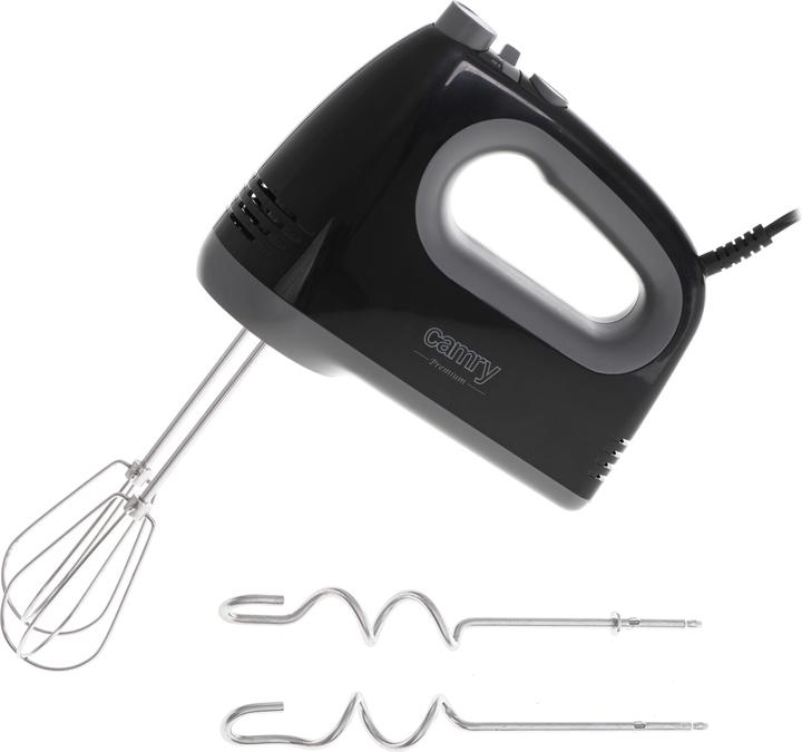 Camry CR 4220B mixer Hand mixer Black, Grey (750 W)
