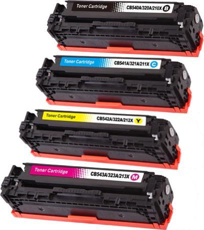 Produktbild Hermex Kompatibler Toner für HP Color LaserJet CM1312 MFP (M, BK, C, Y)