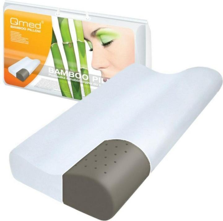 MDH BAMBOO PILLOW poduszka ortopedyczna z bambusem (52 x 32 cm)