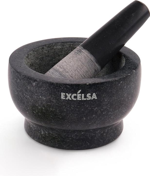 Actual product image Excelsa 62524 Pesto Mortar with Pester Granite Black